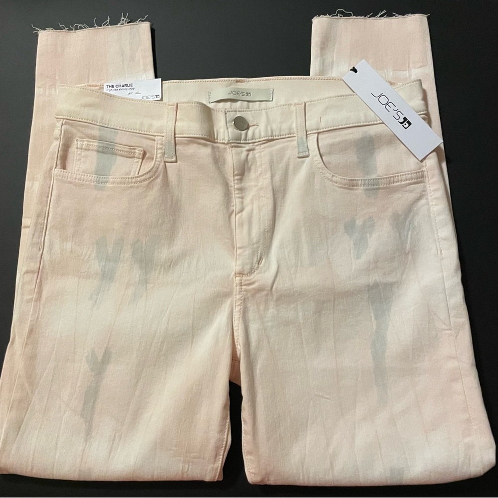 NWT Joe’s Jeans Pale Pink tie dye Jeans